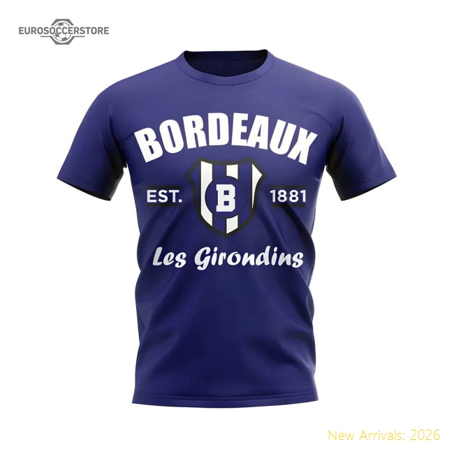 Bordeaux Established Football T-Shirt (Navy)-Vantage Point Soccer